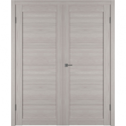 Двустворчатая дверь экошпон VFD Атум Х32, Reflex (зеркало с одной стороны), Stone Oak 900x2000