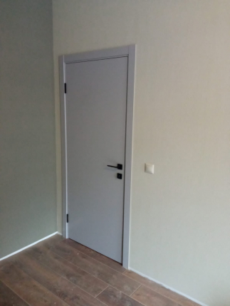 Межкомнатная дверь эмаль VFD Ньюта 59ДГ02, глухая, Cotton светло-серый