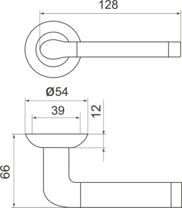 Ручка Armadillo Stella LD28 SN/CP-3 матовый никель/хром
