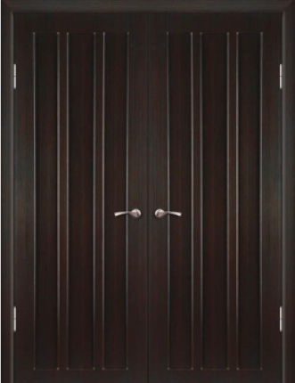 Межкомнатная дверь Элита, глухая, венге полосатый