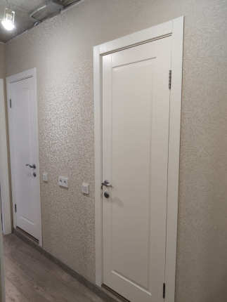 Межкомнатная дверь эмаль VFD Гланта 57ДГ0, глухая, Polar белый 900x2000