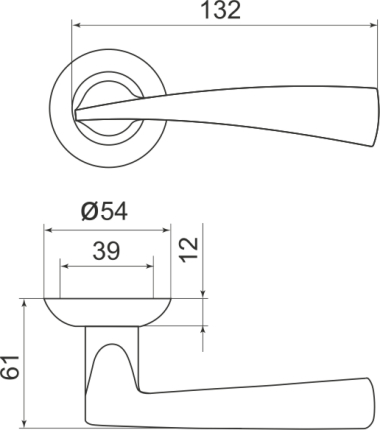 Ручка Armadillo Columba LD80 AB/GP-7 бронза/золото