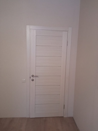 Межкомнатная дверь ЛУ-7, остеклённая, беленый дуб