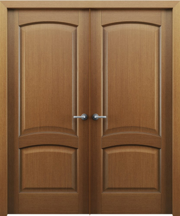 Межкомнатная дверь Классик 104, глухая, карельский орех