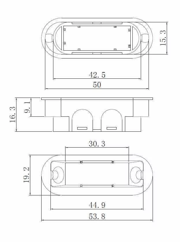 Замок магнитный Adden Bau WC-5096 MAG WHITE белый