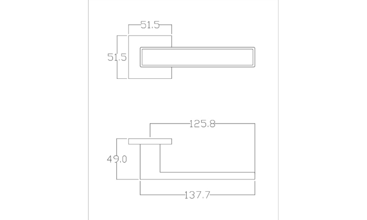 Ручка ADDEN BAU SPACER S-524 BLACK черный