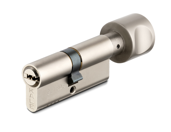 Цилиндровый механизм с вертушкой 164 OBS SCE/100 (45+10+45) mm никель 5 кл. new