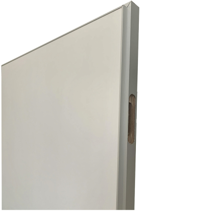 Дверь скрытая PX-0 Invisible Reverse 2300 мм, AL кромка матовая хром с 4 сторон, обратное открывание