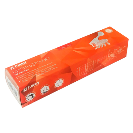 Цилиндровый механизм D-PRO5007 Tang 90 w/k (55+10+25) CP хром 5Key без верт.