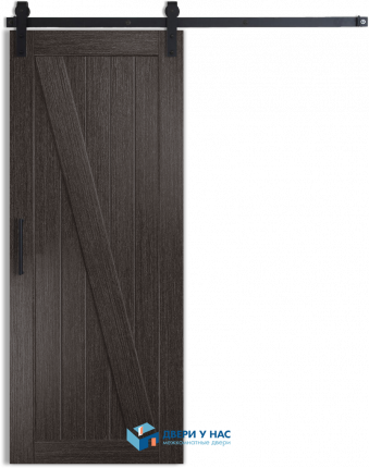 Амбарная раздвижная дверь Лофт 3, абрикос
