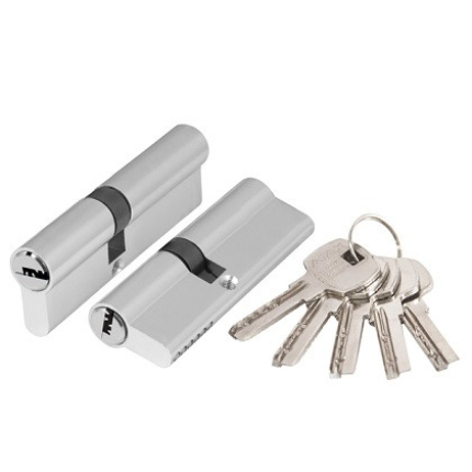 Цилиндровый механизм (AX 200/100) AX2000Key100 mm (45+10+45) CP хром 5 кл.