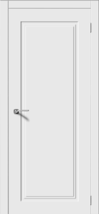 Дверь межкомнатная эмаль Верда Квадро-6, глухая, белый 900x2000