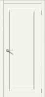 Дверь межкомнатная эмаль Верда Квадро-6, глухая, Лайтбеж