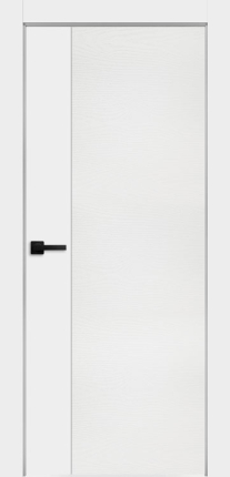 Дверь межкомнатная эмаль Верда Лео-1, глухая, белый 900x2000
