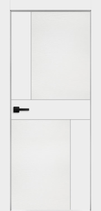 Дверь межкомнатная эмаль Верда Лео-2, глухая, белый 900x2000