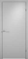 Дверь с четвертью ДПГ серый в комплекте замок 2018