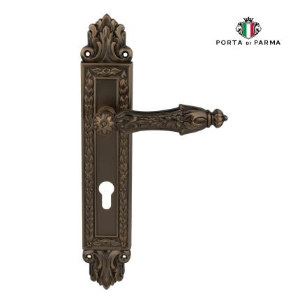 Дверная ручка на планке PORTA DI PARMA Arcadia Матовый кофе 2718.11.CYL