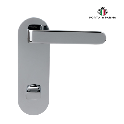 Дверная ручка на планке PORTA DI PARMA Fedra Чёрный 2113.03.WC