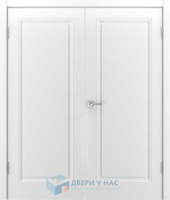 Двустворчатая дверь эмаль Шейл Дорс Беллини-111 глухая белый