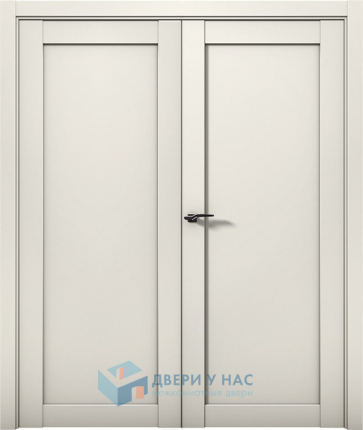 Двустворчатая дверь эмалит Regidoors Cobalt 20 глухая магнолия