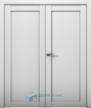 Двустворчатая дверь эмалит Regidoors Cobalt 20 глухая манхэттен