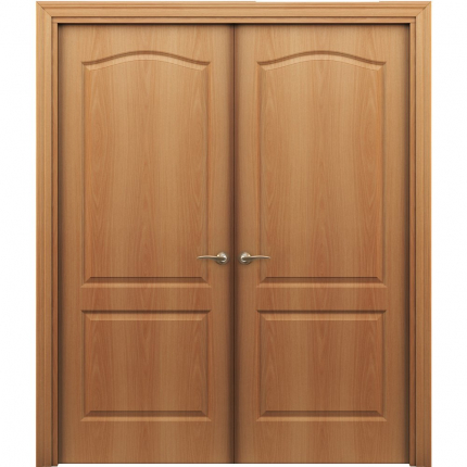 Двустворчатая дверь ламинированная Бекар ПАЛИТРА 11-4, глухая, миланский орех 900x2000