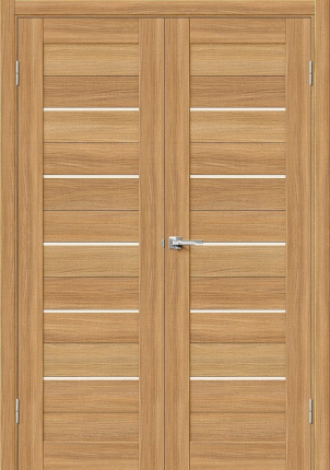 Двустворчатая дверь Порта-22, остекленная, Anegri Veralinga