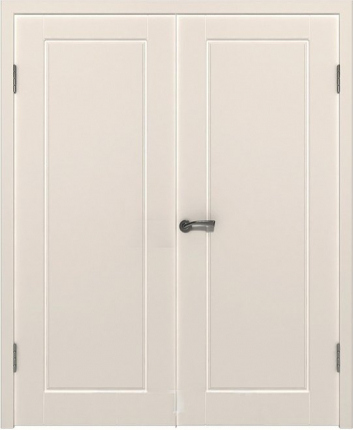 Двустворчатая дверь эмаль VFD Порта, глухая, слоновая кость 900x2000