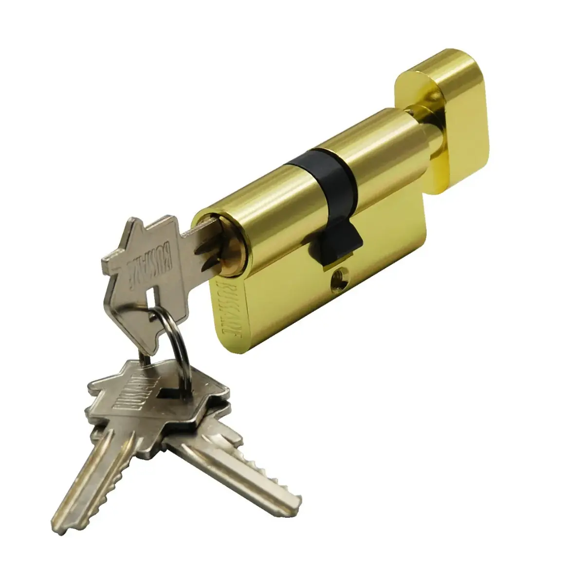 Ключевой цилиндр BUSSARE CYL 3-60 TR GOLD (ключ-завёртка, 3 ключа, золото)