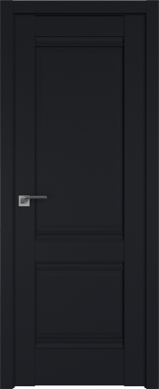 Межкомнатная дверь 1U, черный матовый
