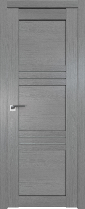 Межкомнатная дверь 2.57XN, ст. матовое, грувд серый