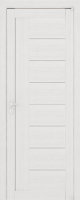 Межкомнатная дверь экошпон Uberture 2110, остеклённая, капучино велюр
