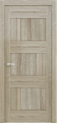 Межкомнатная дверь экошпон Uberture 2180, глухая, серый велюр 900x2000