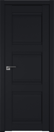 Межкомнатная дверь 3U, черный матовый