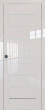 Межкомнатная дверь 45L, white, магнолия люкс