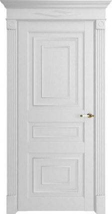 Межкомнатная дверь 62001, глухая, серена белая