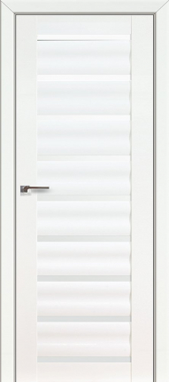 Межкомнатная дверь 76L, white, белый глянец