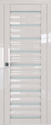 Межкомнатная дверь 76L, white, магнолия люкс