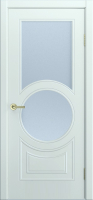 Межкомнатная дверь Адриана-2Ф остеклённая белоснежный