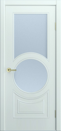 Межкомнатная дверь эмаль Milyana Адриана-2Ф остеклённая белоснежный