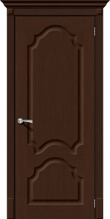 Межкомнатная дверь Афина, глухая, венге 900x2000
