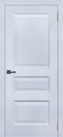 Шпонированная межкомнатная дверь Алеканте 2, глухая, серый шелк