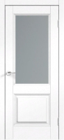Межкомнатная дверь экошпон Velldoris ALTO 6, остеклённая, ясень белый