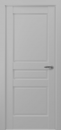 Межкомнатная дверь Ампир S, глухая, серый 900x2000