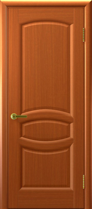 Межкомнатная дверь шпон Luxor Анастасия, глухая, анегри тон 74