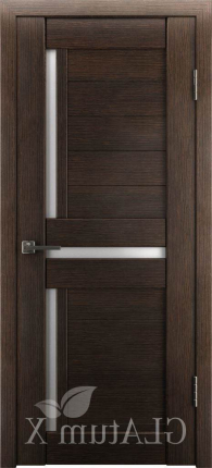 Межкомнатная дверь Атум Х16, остеклённая, венге 900x2000