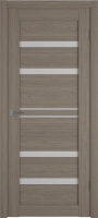 Межкомнатная дверь экошпон VFD Atum Pro Х26, остеклённая, Brun Oak White Cloud