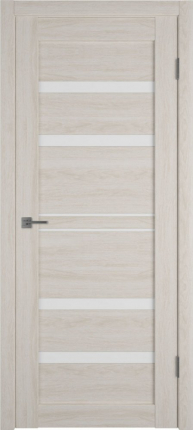 Межкомнатная дверь экошпон VFD Atum Pro Х26, остеклённая, Scansom Oak White Cloud