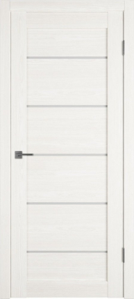 Межкомнатная дверь экошпон VFD Atum Pro Х27, остеклённая, Artic Oak White Cloud
