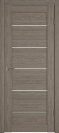 Межкомнатная дверь экошпон VFD Atum Pro Х27, остеклённая, Brun Oak White Cloud